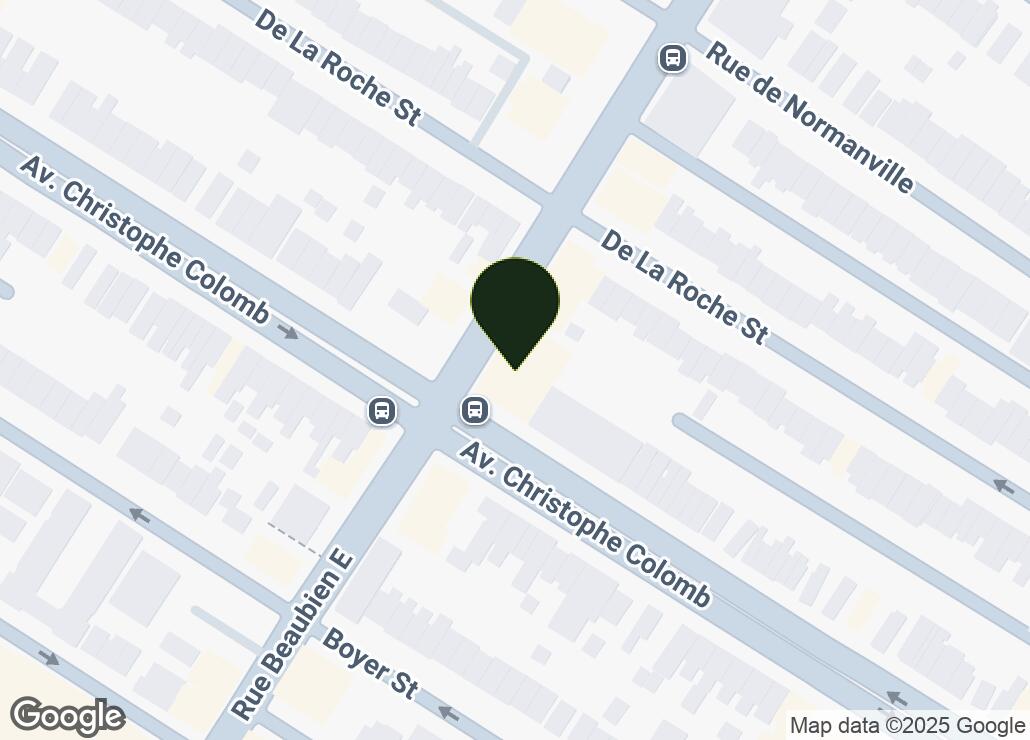 Map showing location at 45.5379737, -73.6010833