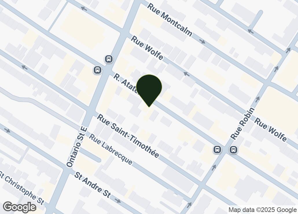 Map showing location at 45.5197041, -73.5621748