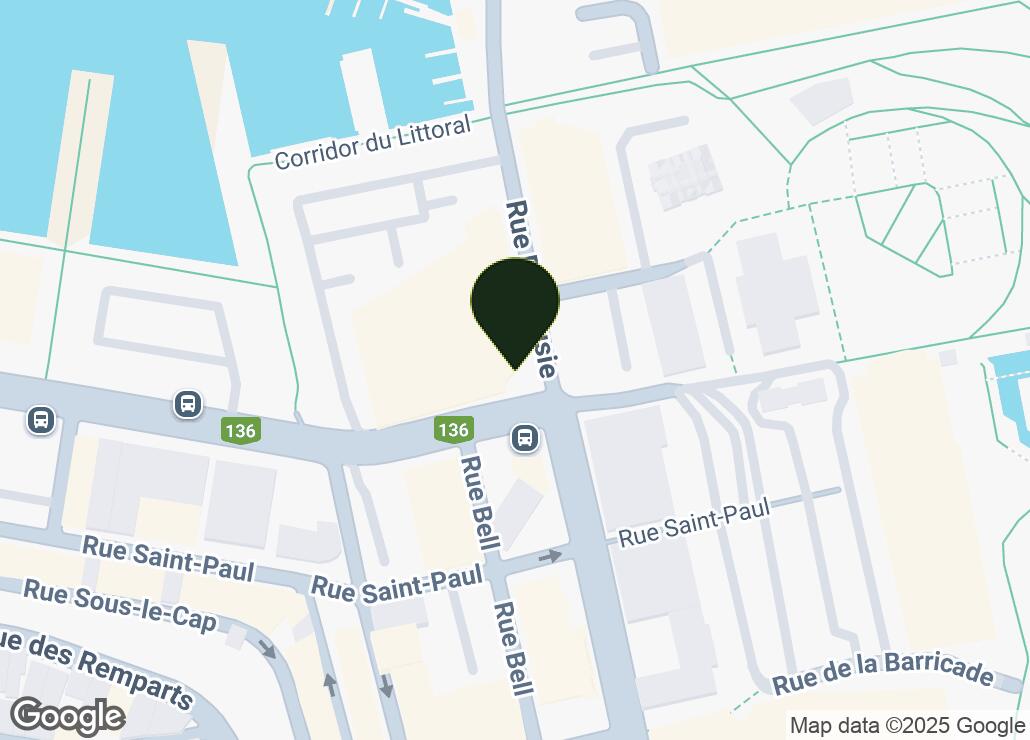 Map showing location at 46.8170546, -71.2026179