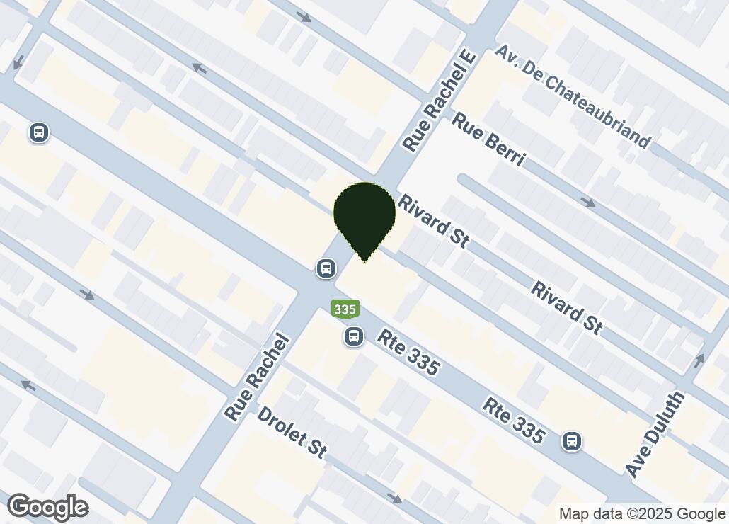 Map showing location at 45.5219612, -73.5778105