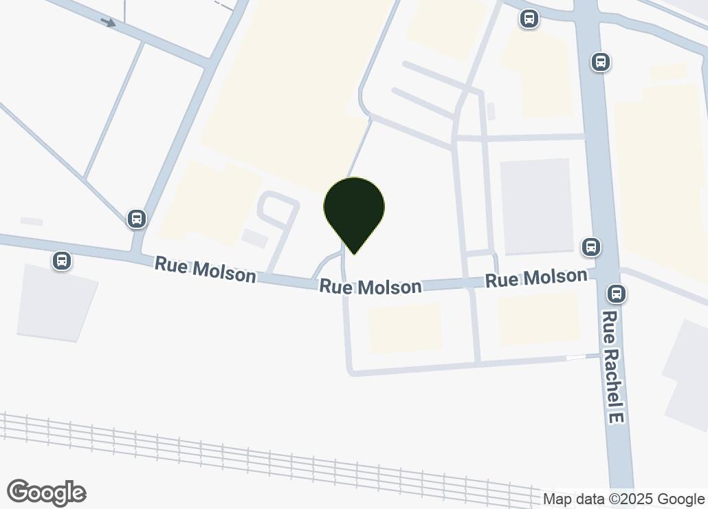 Map showing location at 45.541545, -73.5635412