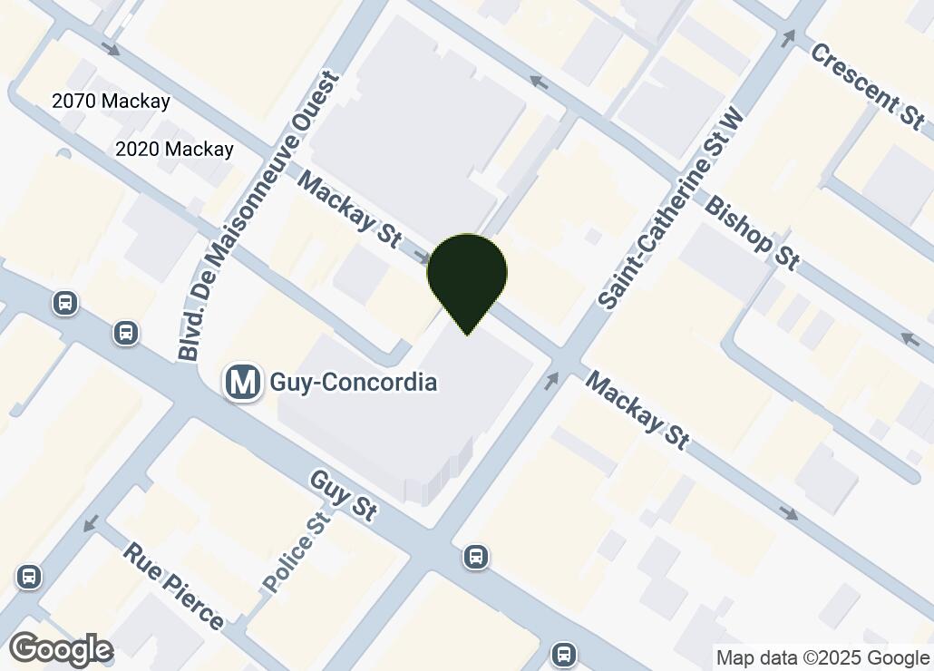 Map showing location at 45.4959433, -73.5776426