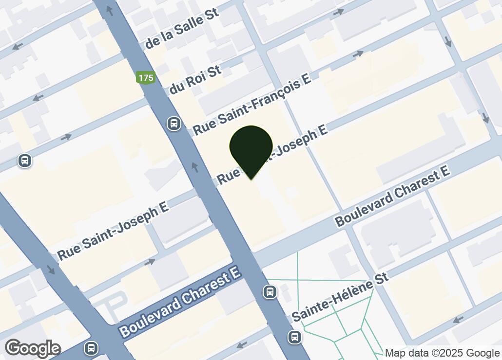 Map showing location at 46.8142447, -71.2241525