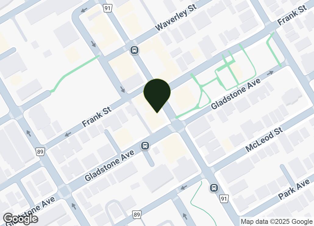 Map showing location at 45.4148009, -75.6879629