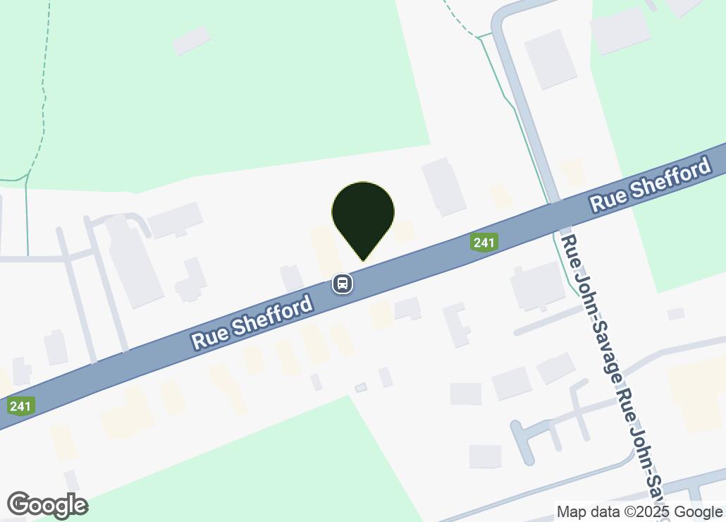 Map showing location at 45.3191247, -72.6528789