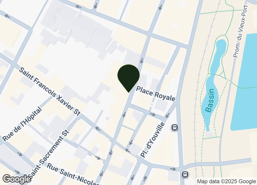 Map showing location at 45.5034797, -73.5549591