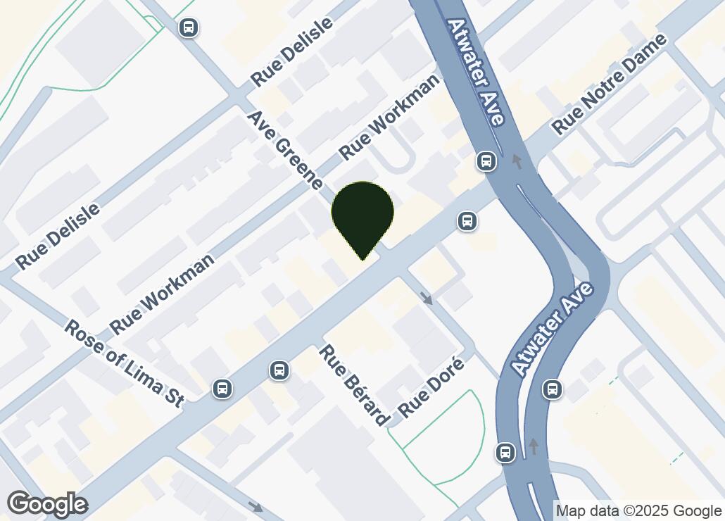 Map showing location at 45.480768, -73.579095