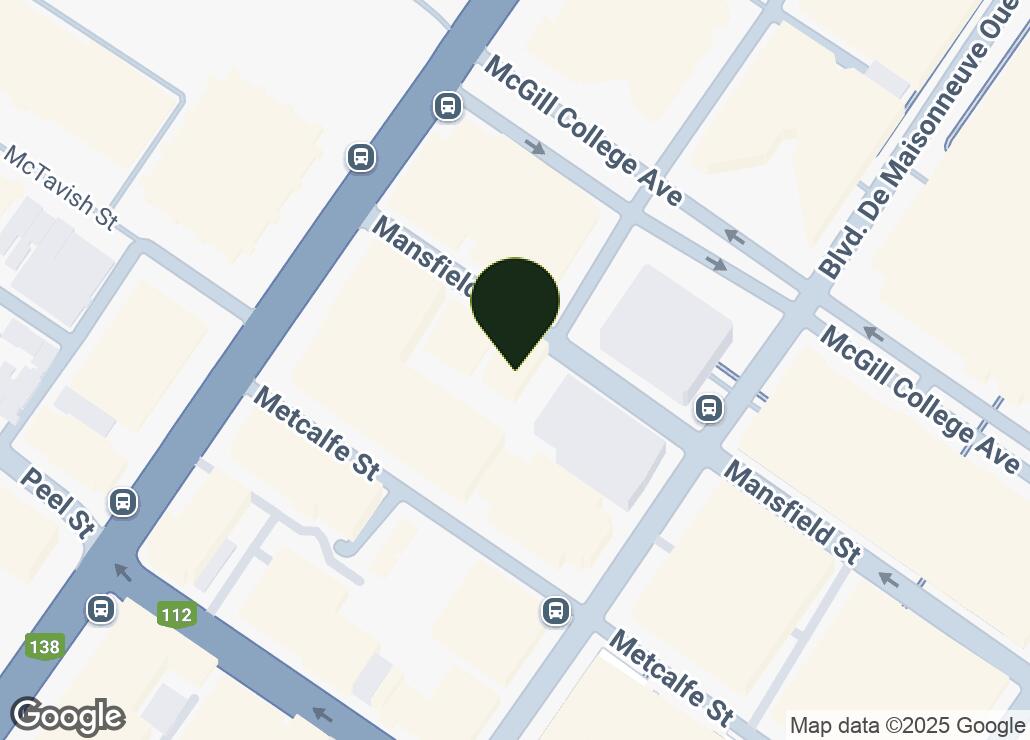 Map showing location at 45.502519, -73.5744113