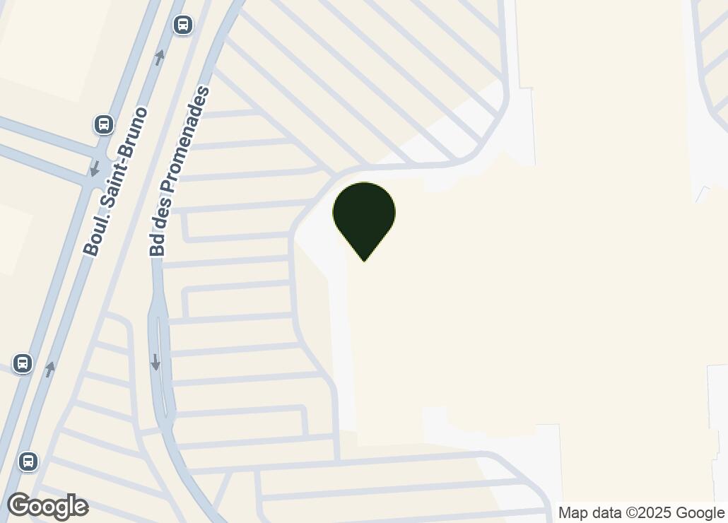 Map showing location at 45.5055216, -73.380316