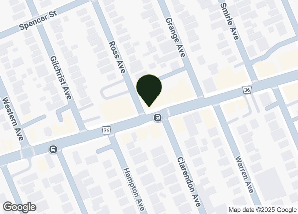 Map showing location at 45.3987134, -75.7372702