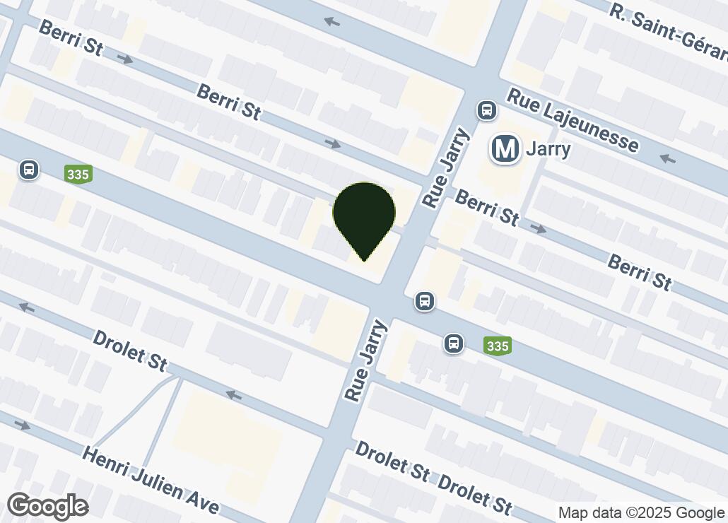 Map showing location at 45.5428013, -73.6294106