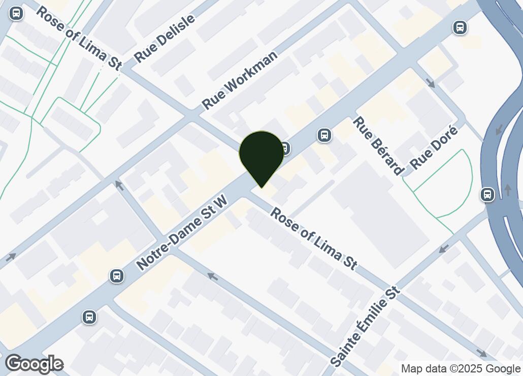 Map showing location at 45.4797894, -73.580386