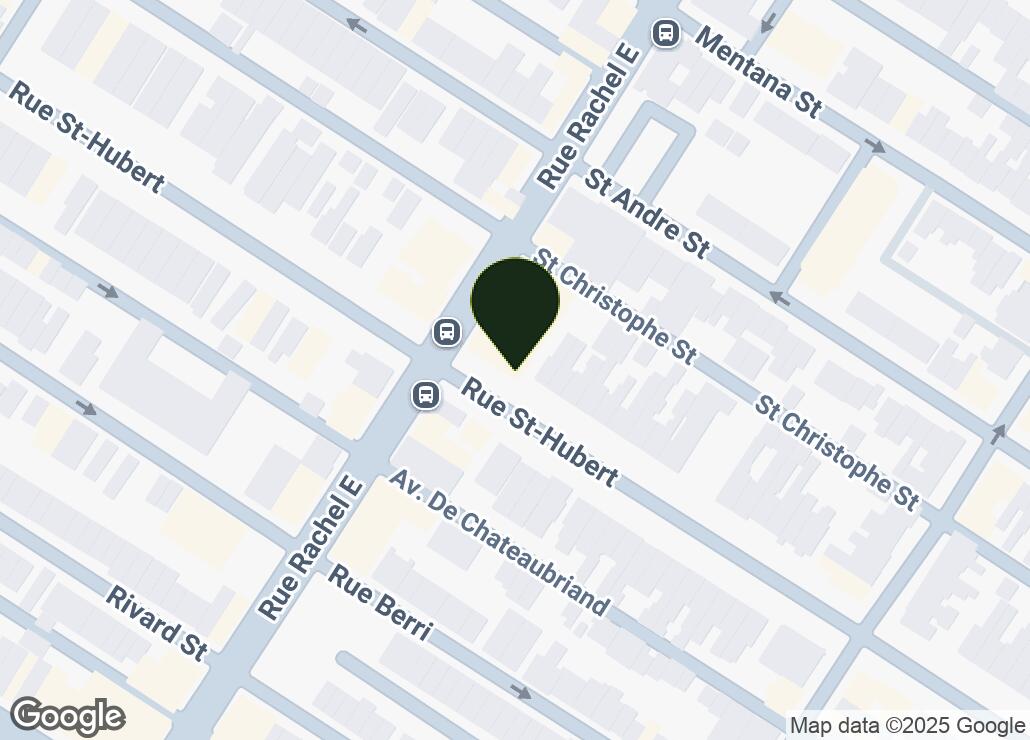 Map showing location at 45.5234899, -73.5761466