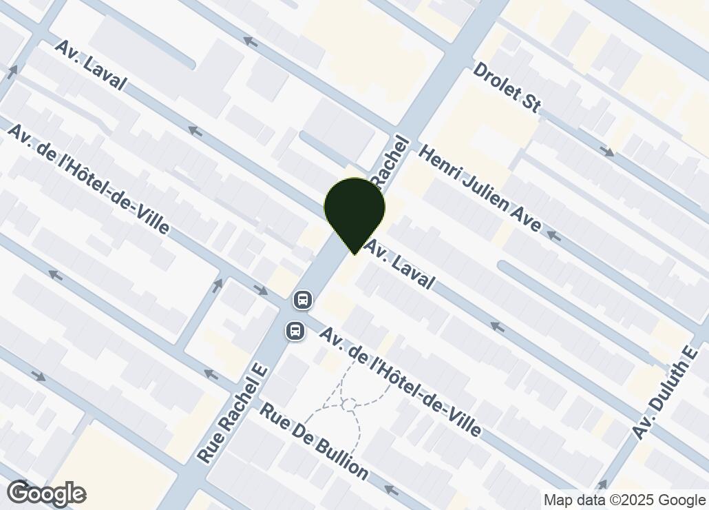 Map showing location at 45.5201477, -73.5795463