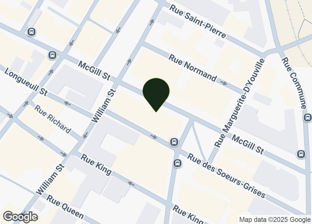 Map showing location at 45.4994695, -73.5555236