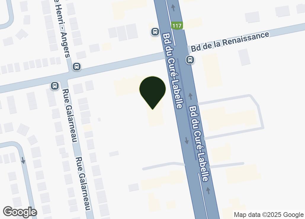 Map showing location at 45.6010751, -73.7899684