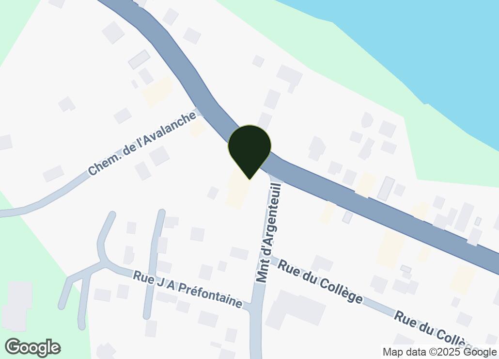 Map showing location at 45.9711831, -74.339444