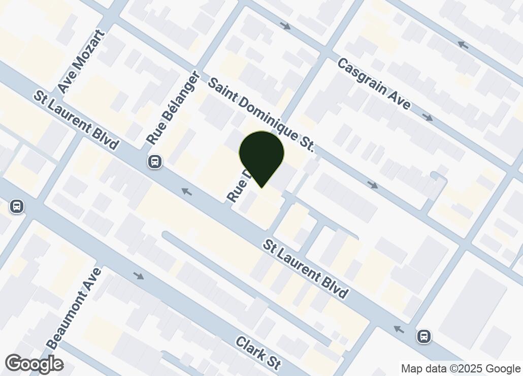 Map showing location at 45.5328814, -73.6135204