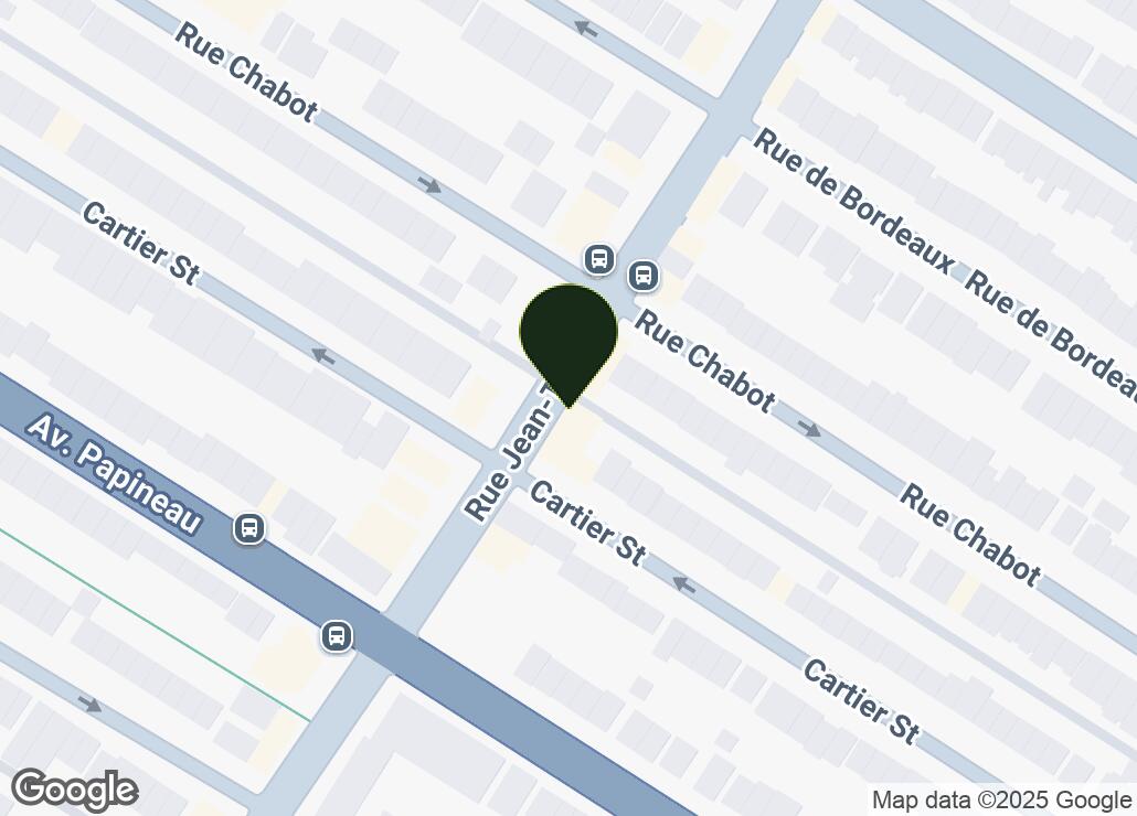 Map showing location at 45.5487246, -73.6061626