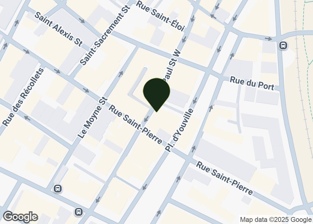 Map showing location at 45.5014202, -73.5559845