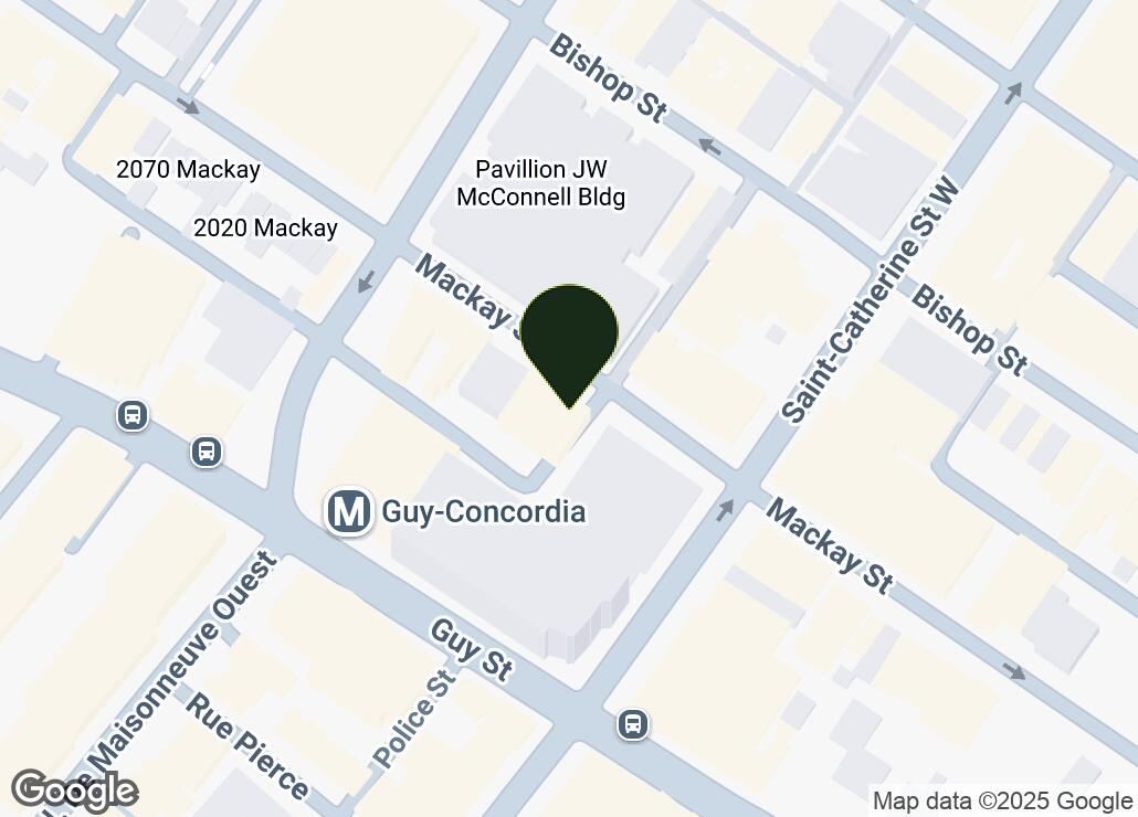 Map showing location at 45.496102, -73.5778982