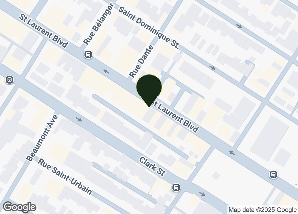 Map showing location at 45.532389, -73.6135144