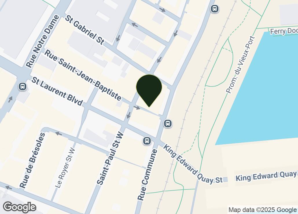 Map showing location at 45.5057871, -73.553346