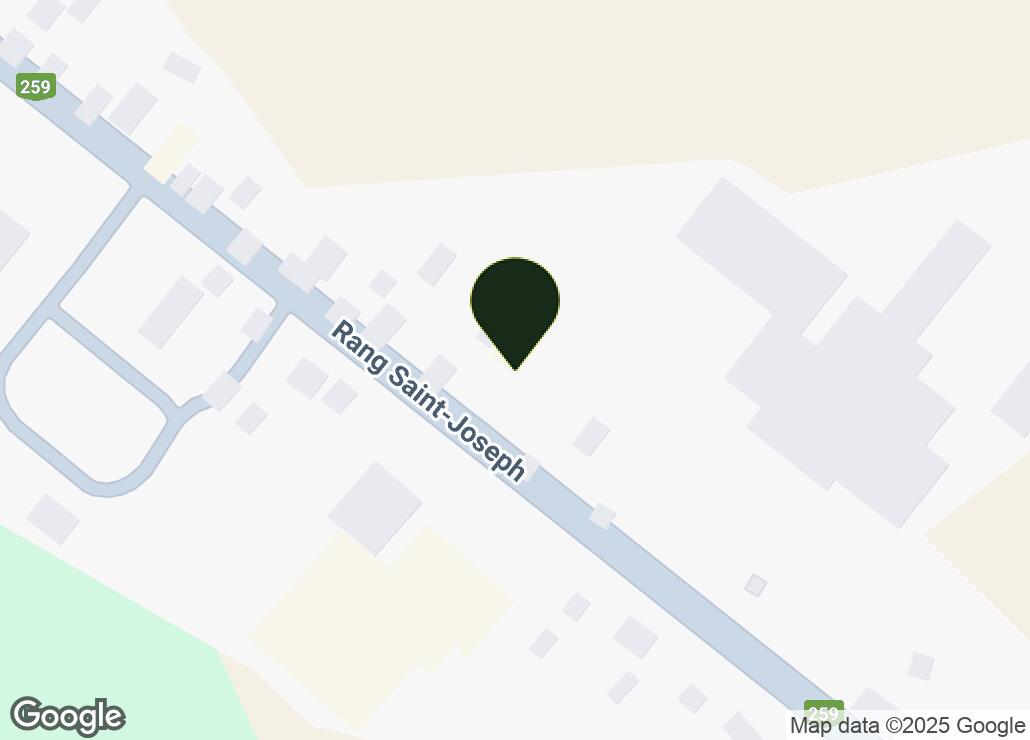 Map showing location at 46.0792307, -72.4609913