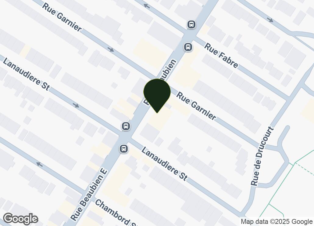 Map showing location at 45.540996, -73.5983619