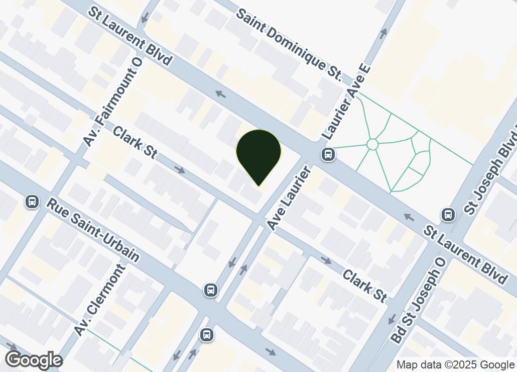 Map showing location at 45.52279, -73.5933601