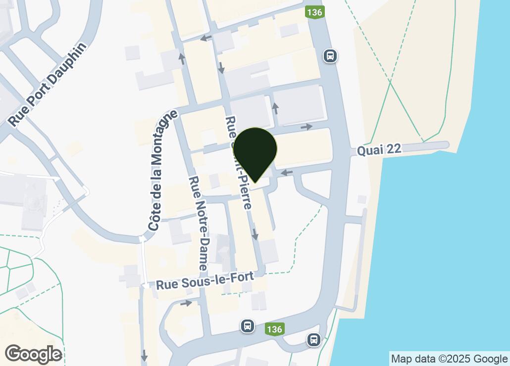 Map showing location at 46.8133619, -71.2023447