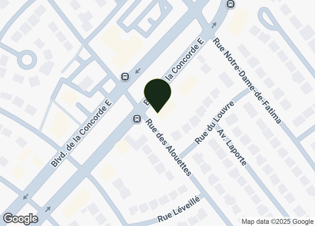 Map showing location at 45.5769642, -73.6810815