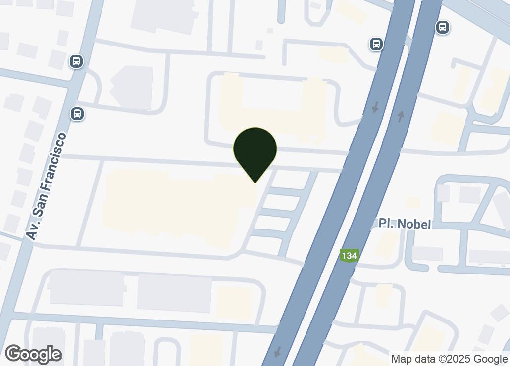 Map showing location at 45.4535806, -73.4671442