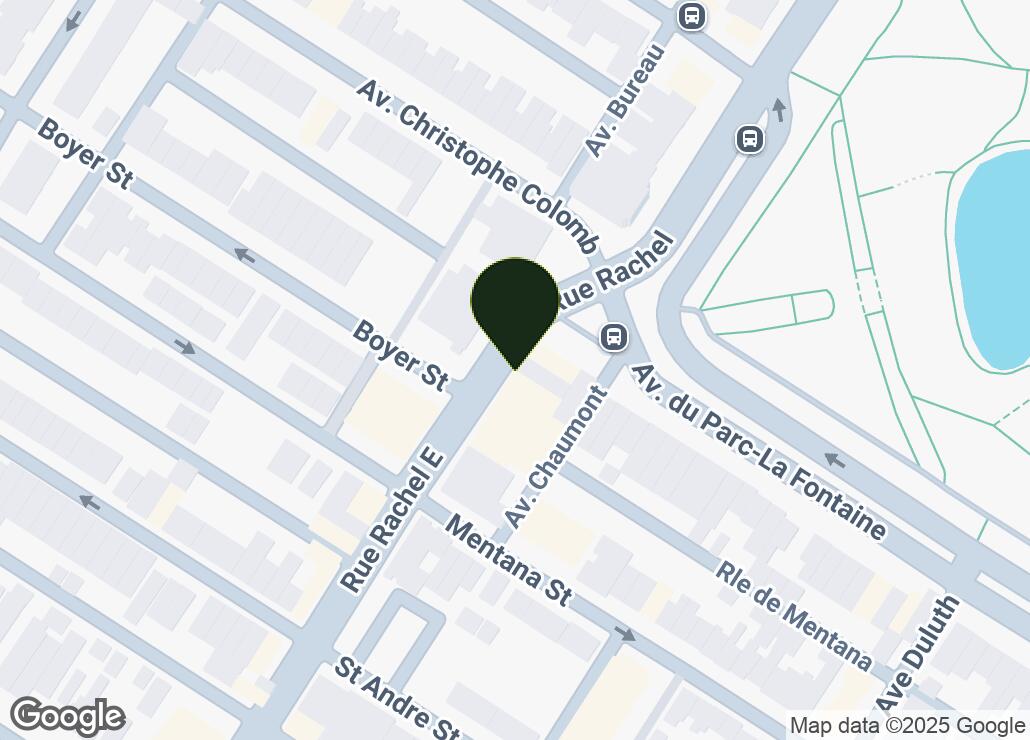 Map showing location at 45.5253231, -73.5748058