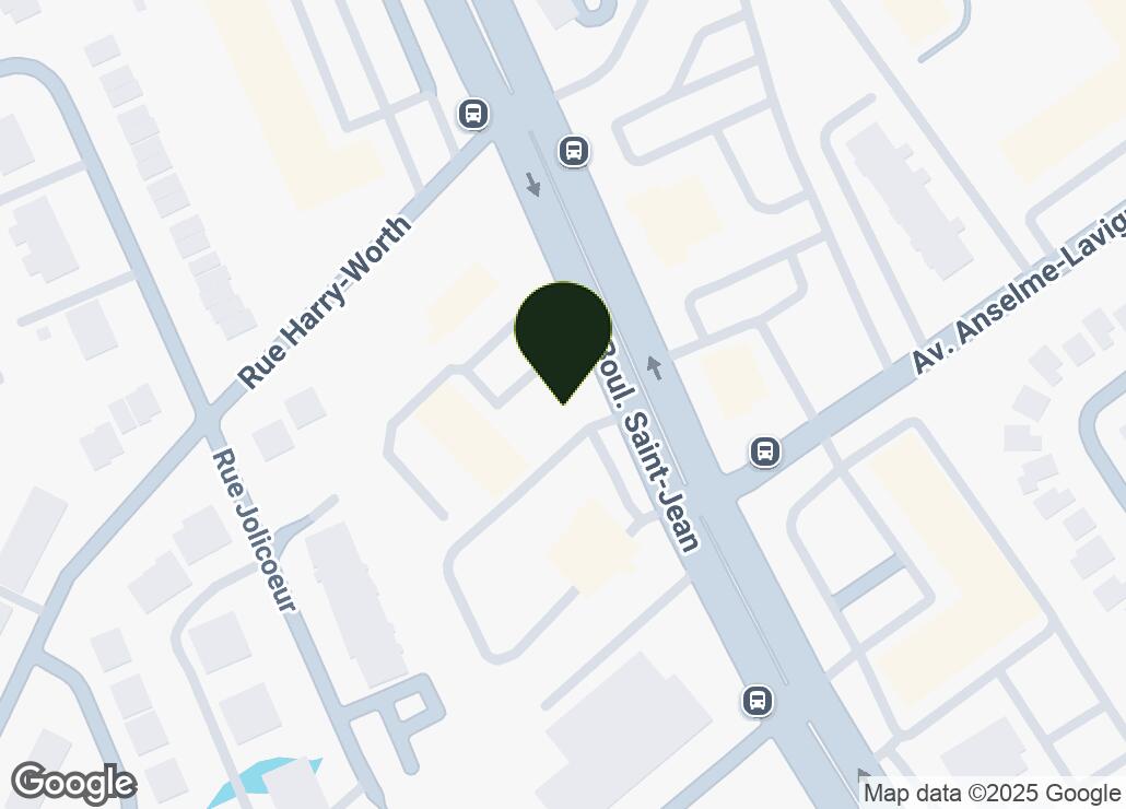 Map showing location at 45.4880084, -73.8498552