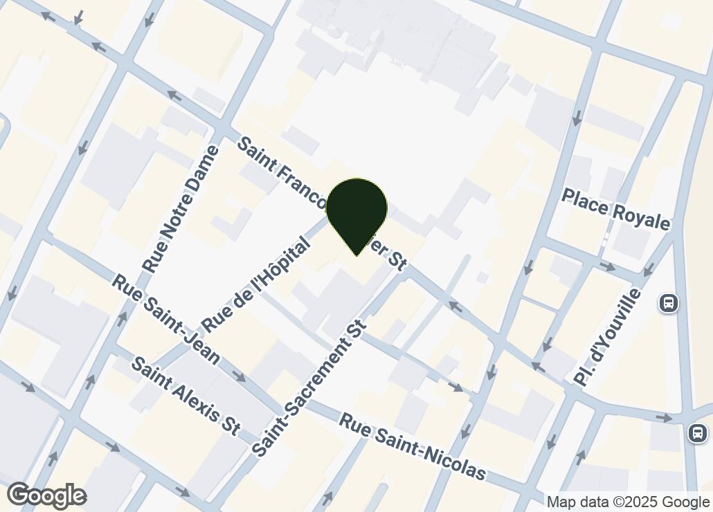 Map showing location at 45.503208, -73.556387