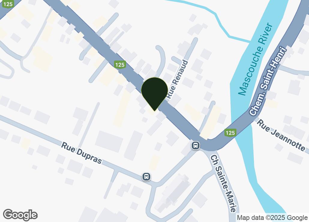 Map showing location at 45.74765, -73.6024848