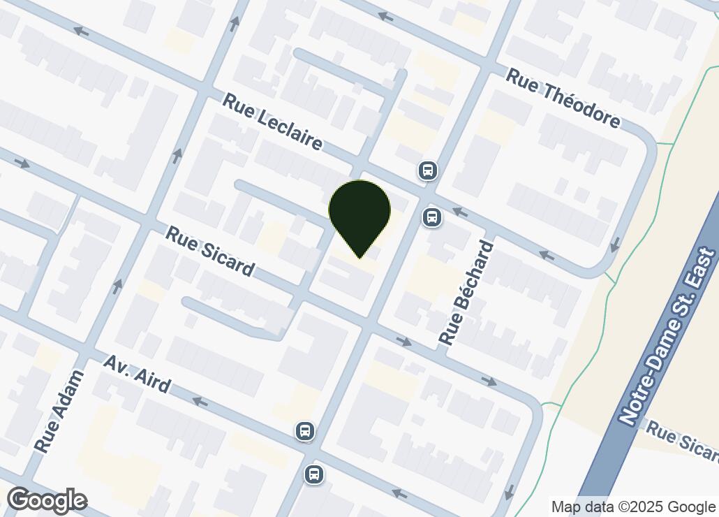 Map showing location at 45.5548469, -73.5316702