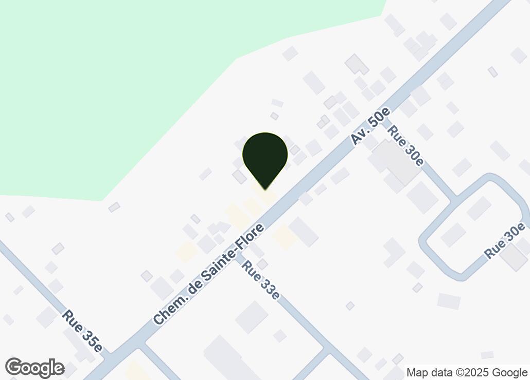 Map showing location at 46.6155362, -72.7359909