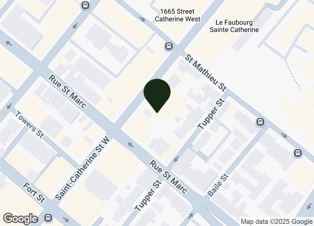 Map showing location at 45.493037, -73.5796579